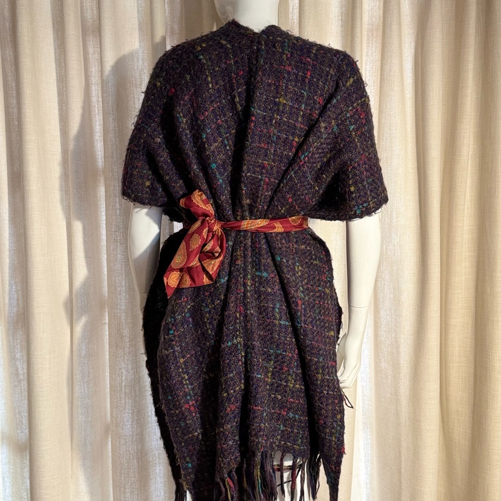 GIL AIMBEZ Multicolor Woven Shawl